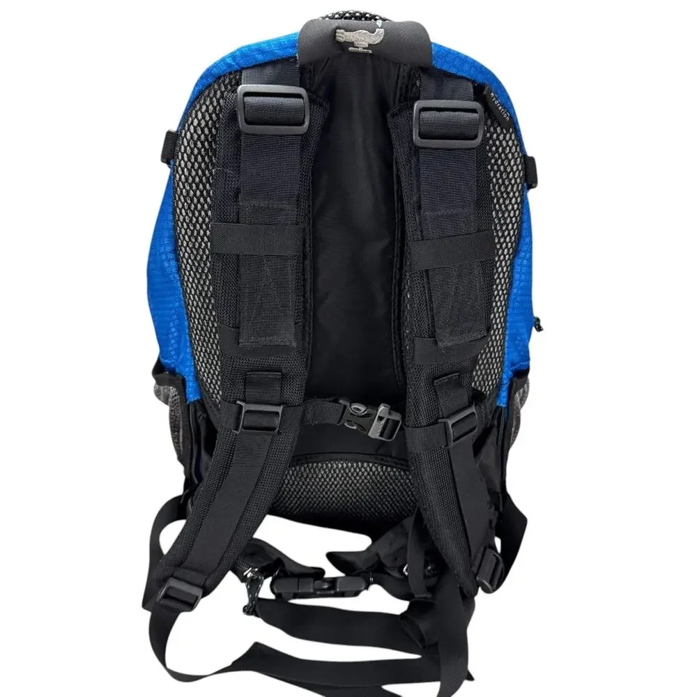 Kelty Blanca 2000 Backpack Blue Black Hiking Techwear Gorpcore Daypack Cover